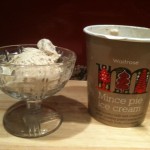 mince pie ice cream from waitrose