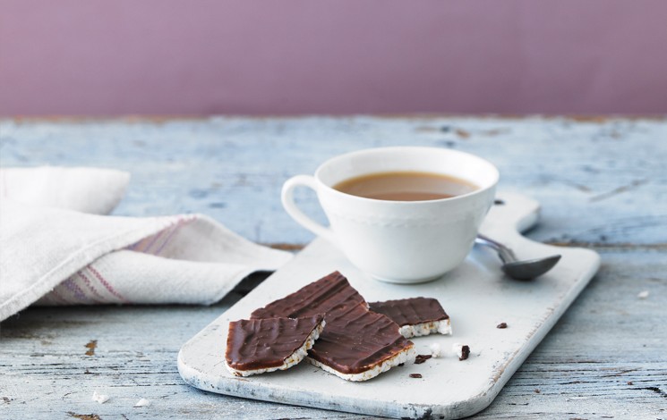 Belgian Milk Chocolate topped Organic Rice Thins