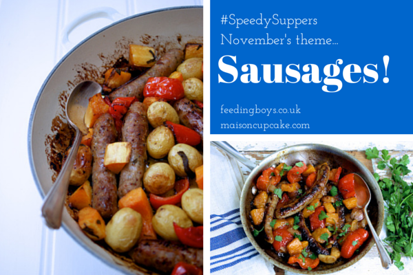 November's Speedy Suppers theme is Sausages!