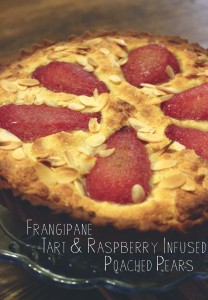 pear frangipane tart