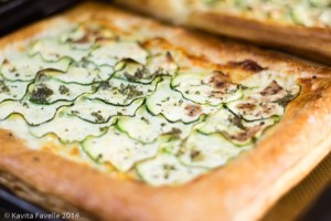 Puff-Pastry-Cheese-Courgette-Mint-Tart-KaveyEats