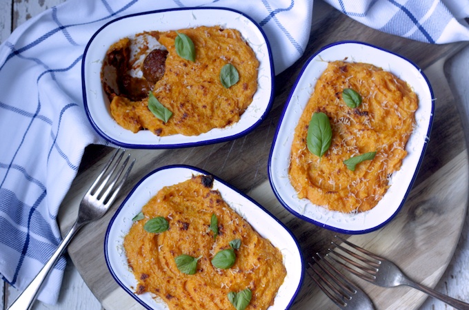 Sweet Potato and Meatball Mini Pot Pies on feedingboys.co.uk #PowerOfFrozen