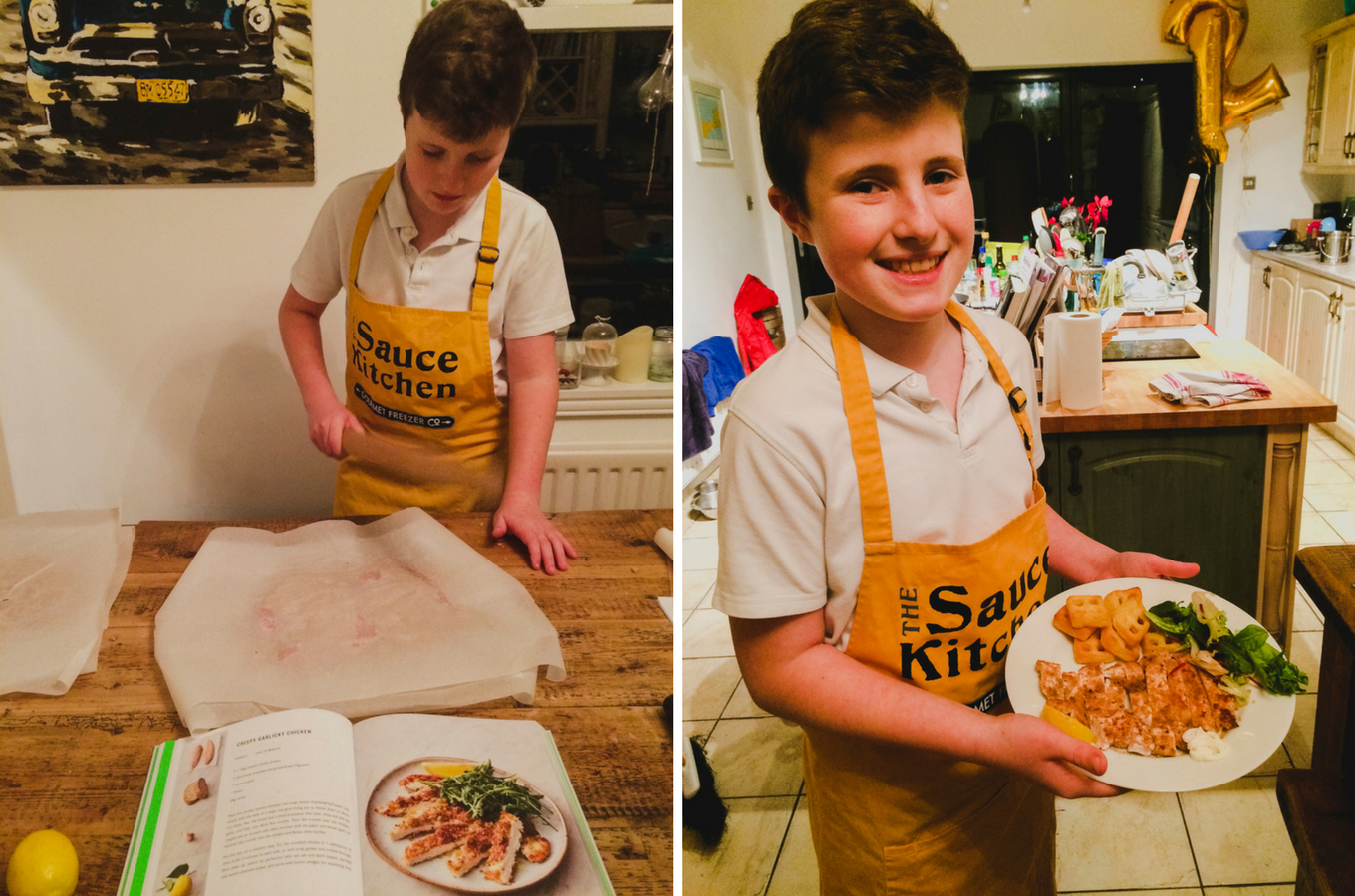 Sam's cooking challenge on feedingboys.co.uk